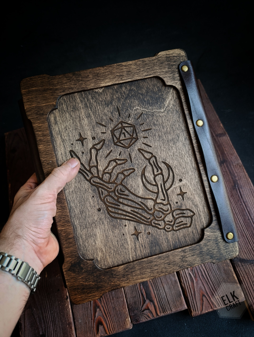 Ширма Кожаные Петли - (4 створки)