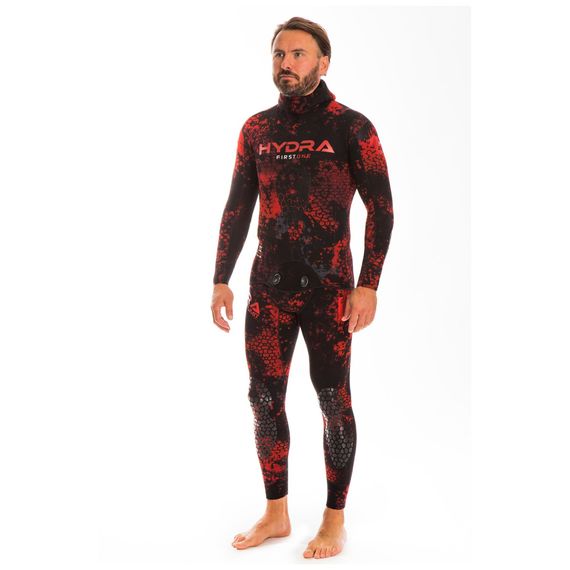 Гидрокостюм Hydra F1 Red Camo 5 mm раздельный