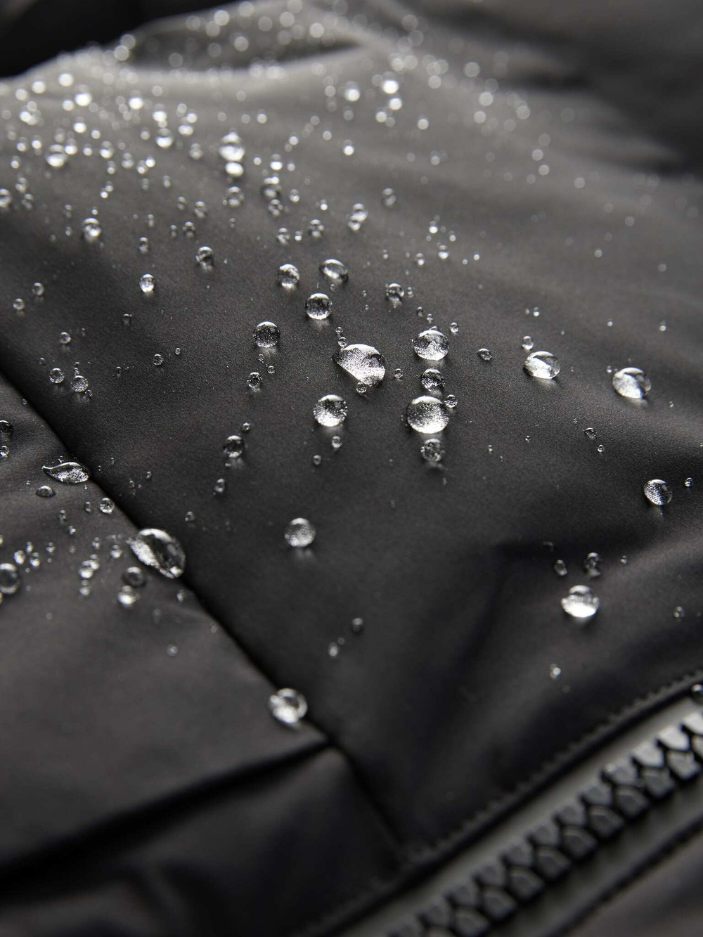 Пуховик непромокаемый для мальчика Next 414-145, Черный