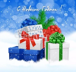 Комплект ограждений для ствольных елок высотой 7 м. - 8 щитов 1,05*1 м., подарки, Green Trees (GT7OGSTPOD)