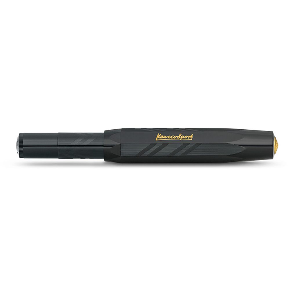 Перьевая ручка Kaweco Classic Sport Guilloche F 0.7мм черная (10000063) 1