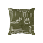 Подушка декоративная Cave maze из коллекции Ethnic, 45х45 см