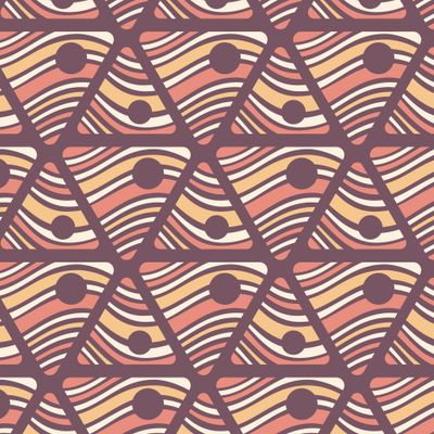 Полосатые цветные треугольники