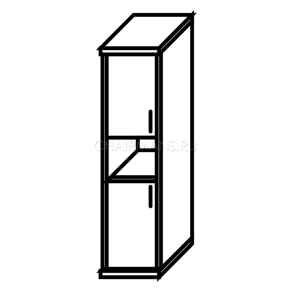 Шкаф Skyland SIMPLE SR-5U.4(L) дуб сонома светлый