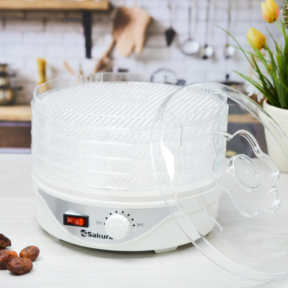 Сушилка для овощей и фруктов 5 ярусов 250Вт SA-7805