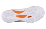 Li Ning Slip Resistant, Abrasion Resistant, Breathable Low top Training Shoes Unisex White Blue Orange