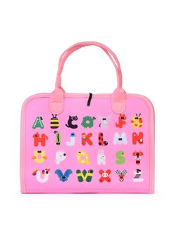 Бизиборд Развивай-ка в розовой сумочке