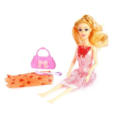 Кукла тип Модель на шарнирах с аксесс. 31см, коробка Y143