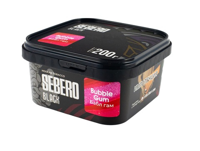 Sebero Black - Bubble Gum (Бабл Гам), 200 гр