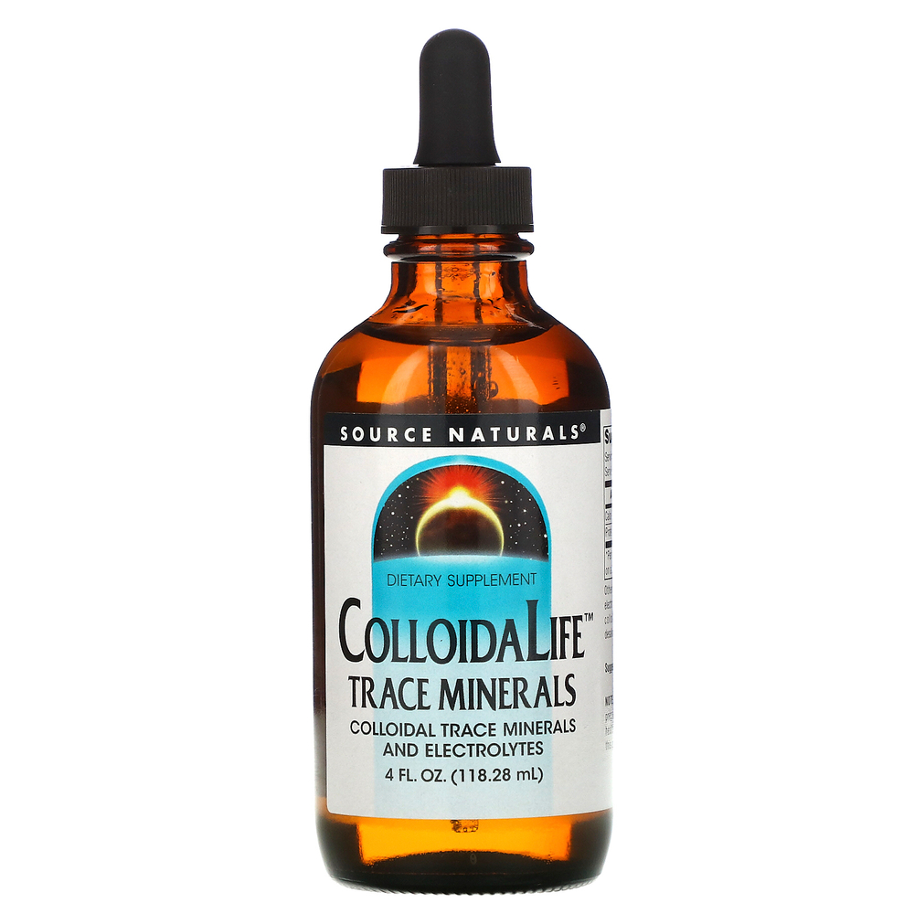 Source Naturals, Коллоидные микроэлементы для жизни, 4 жидких унции (118.28 мл)