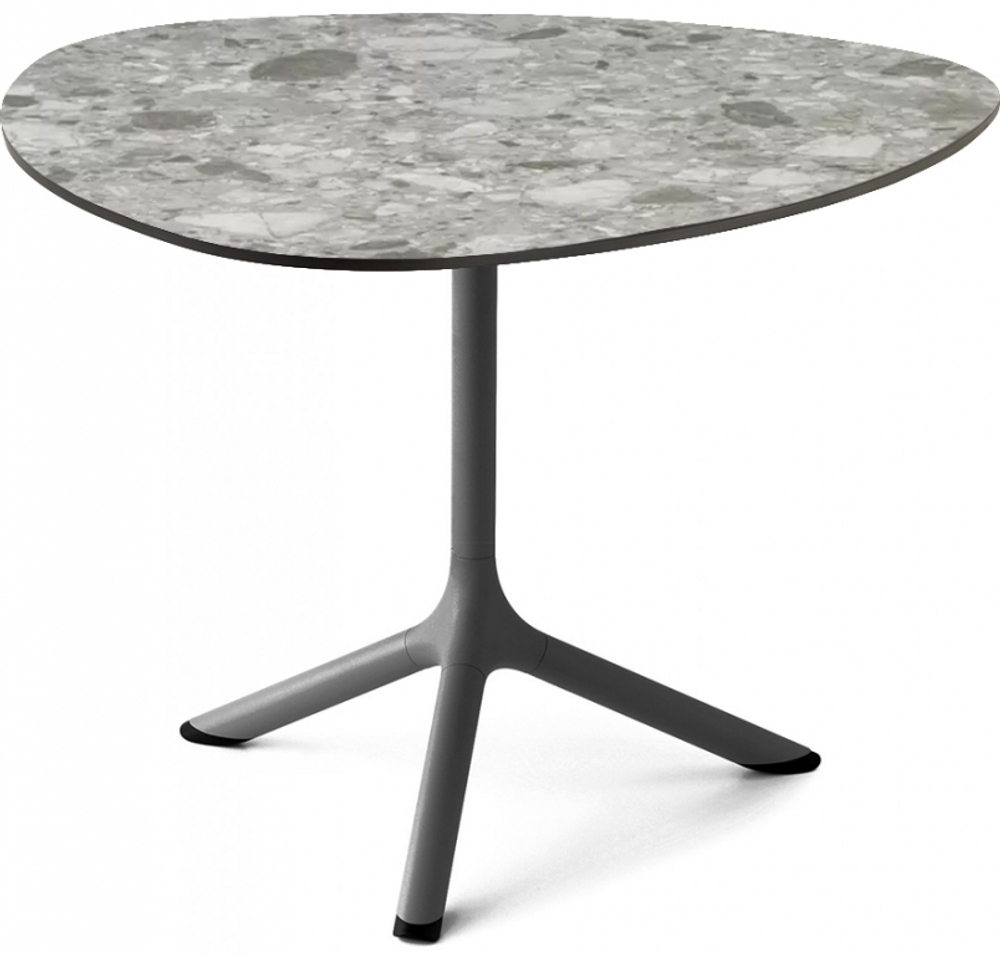 Столик ламинированный кофейный Scab Design Tripe, антрацит, зернистый