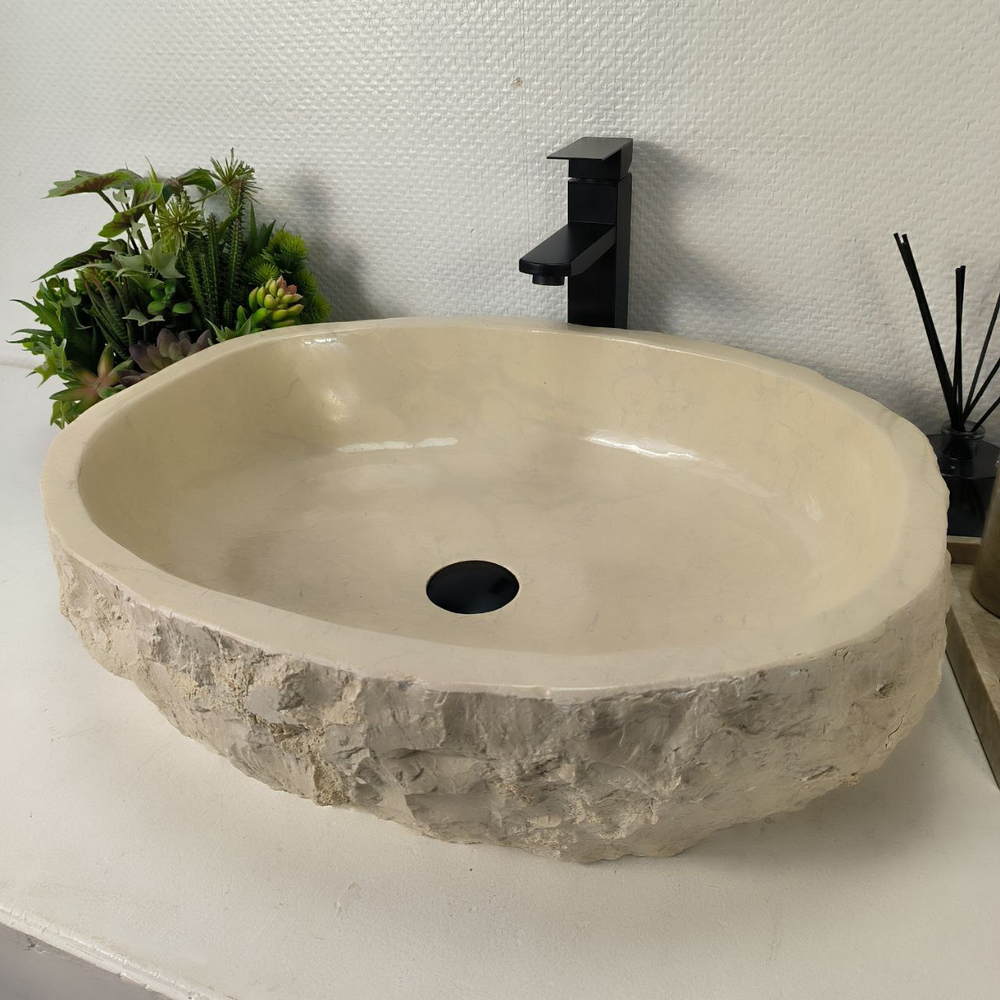 Раковина из мрамора Erozy Cream EM-64949 57*47*15 0877