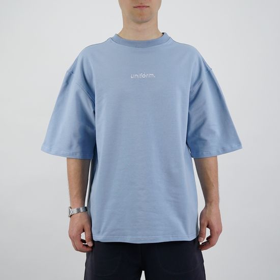 Футболка UNIFORM Relaxed (голубой пыль)