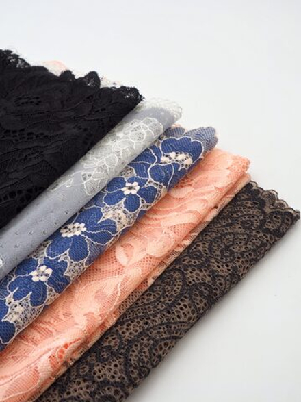 Набор отрезов эластичного кружева