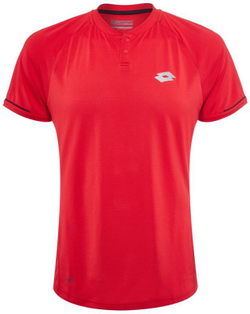 Мужское теннисное поло Lotto Space II Polo - red