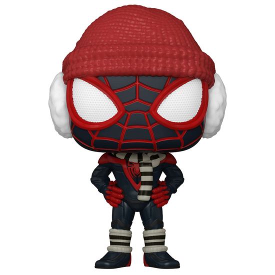 Фигурка Funko POP! Bobble Marvel Games Miles Morales Miles Morales (Winter Suit) (Exc) (1294) 74722 / Фигурка Фанко ПОП! по мотивам вселенной "Marvel", Майлз Моралес
