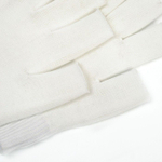 Белые открытые SPA-перчатки на основе натуральных масел (Цвет: белый)