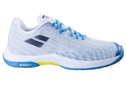 Мужские кроссовки для бадминтона/сквоша Babolat Shadow Spirit 2 - white/algier blue