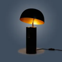 Настольный светильник Matte 45 см, черный, золотистый