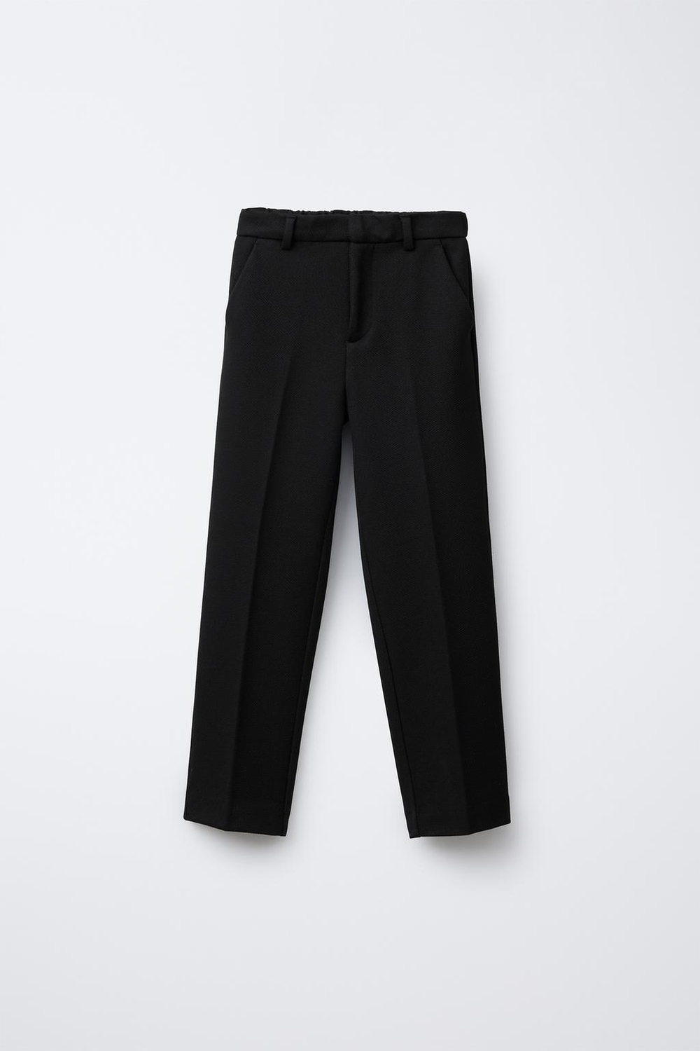 ZARA БРЮКИ КОМФОРТНОЙ ПОСАДКИ, ЧЕРНЫЙ