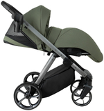 Детская коляска Pituso Sole 3 в 1 с автокреслом Santiso Pro Black PMPT/022 Field Green