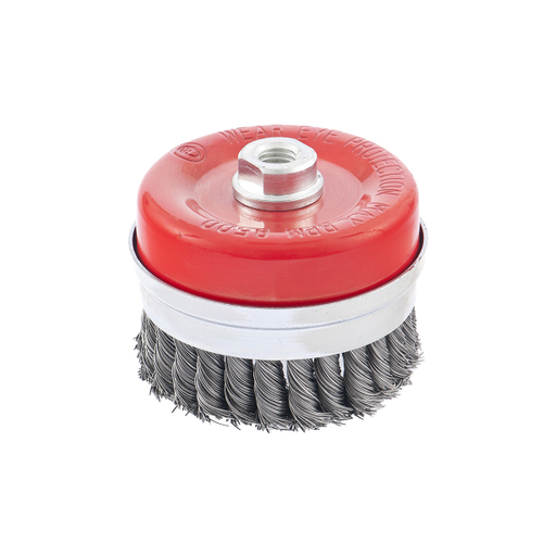 74672 Щетка для УШМ Heavy Duty, 100 мм, М14, "чашка"