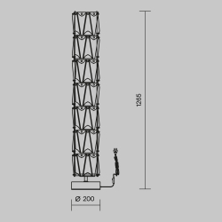 Напольный светильник (торшер) Maytoni MOD043FL-08CH