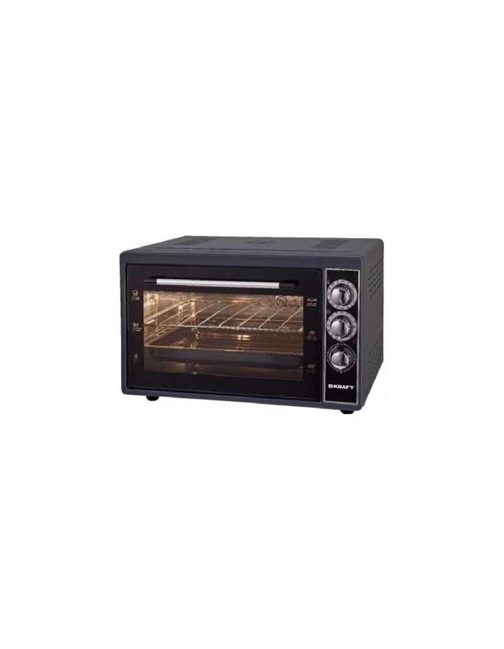 KRAFT KF-MO 3800 BL Мини-печь, 38 л, черный