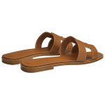 Hermes Oran casual Comfortable Fashion Sandals Women's Brown 2021 Edition, H021056Z 03