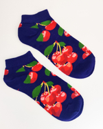 Короткие носки р. 37-44 "Summer" Вишня
