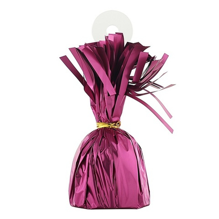 Грузик д/шара Конус малиновый 170гр