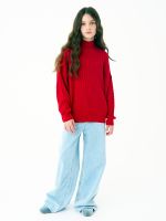 Джемпер для девочки AT1277 красный
