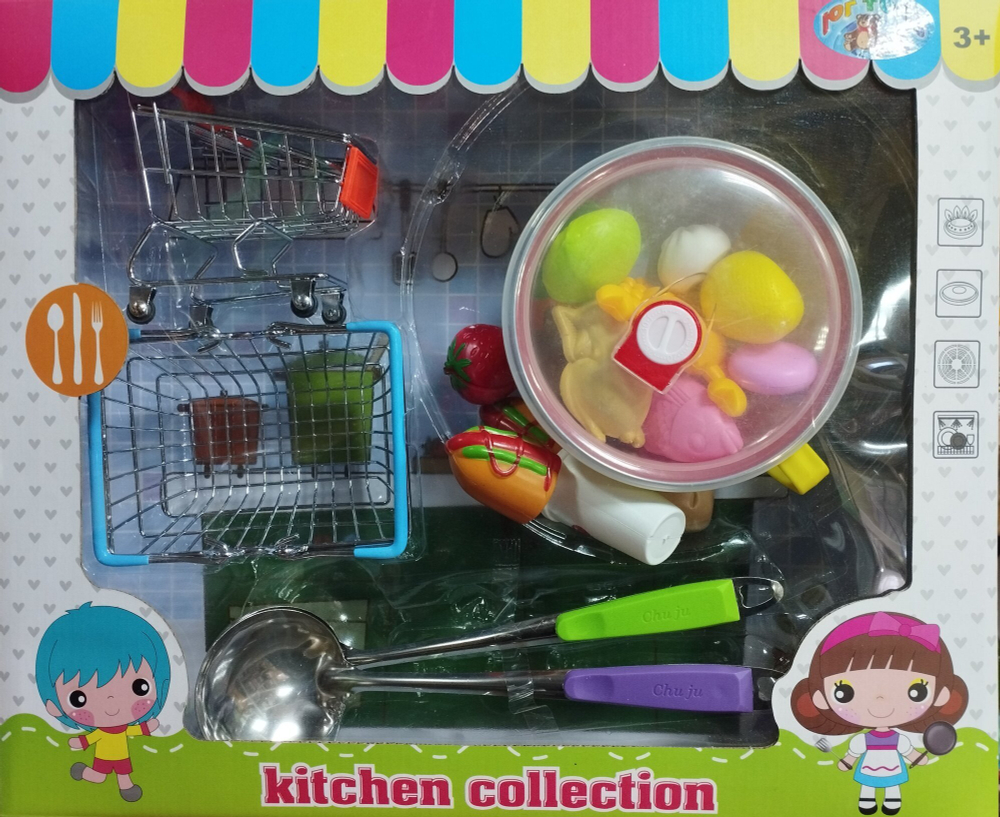 Набор посуды для детской кухни, арт.24-6, от 3 до 9 лет, для девочек