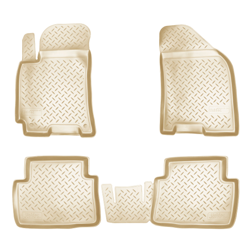 Ковры в салон Norplast/Unidec для Ravon Gentra (2015-)Полиуретан,Бежевый, арт.NPA11-C15-100-B