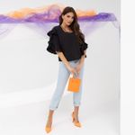 Блуза Наш с тобой секрет (блэк) Charutti (Акция)