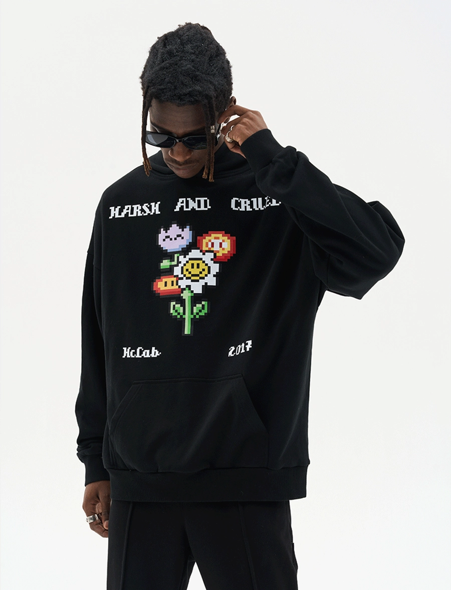 Худи HARSHandCRUEL "PixeLs" Oversized Hoodie