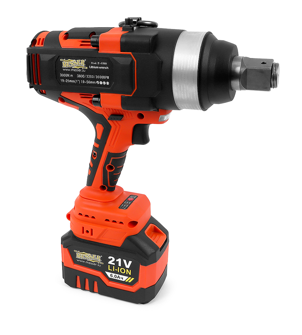Аккумуляторный ударный гайковерт MESSER T9300 3000Нм 6Ач