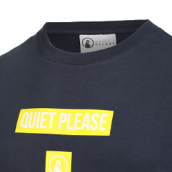 Мужское теннисное поло Quiet Please New York Skyline T-Shirt Men - Blue, Yellow