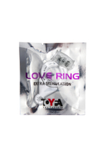 Кольцо эрекционное с вибрацией и хвостиком прозрачное