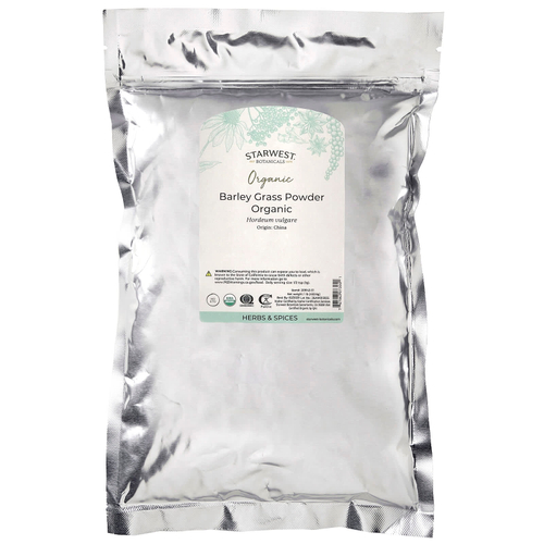 Starwest Botanicals, Порошок из ячменя, органический, 453,6 г (1 фунт)