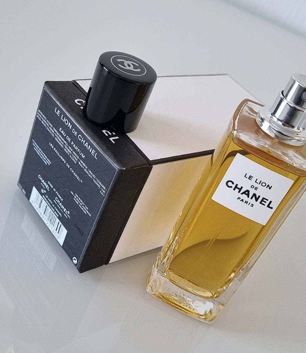 Chanel Le Lion De Chanel 75ml (Коробка парфюма без слюды, парфюм новый, распаковка для фото)