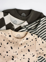 Комбинезон / Cлип для малышей Next K79-532, 4 шт., Серый, Бежевый