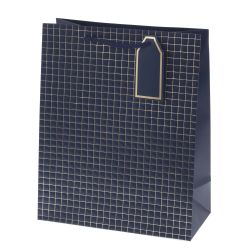 GAEM Пакет подарочный M (бумага 210г/м2, блок 12шт), L26 W12 H32 см, 14в.