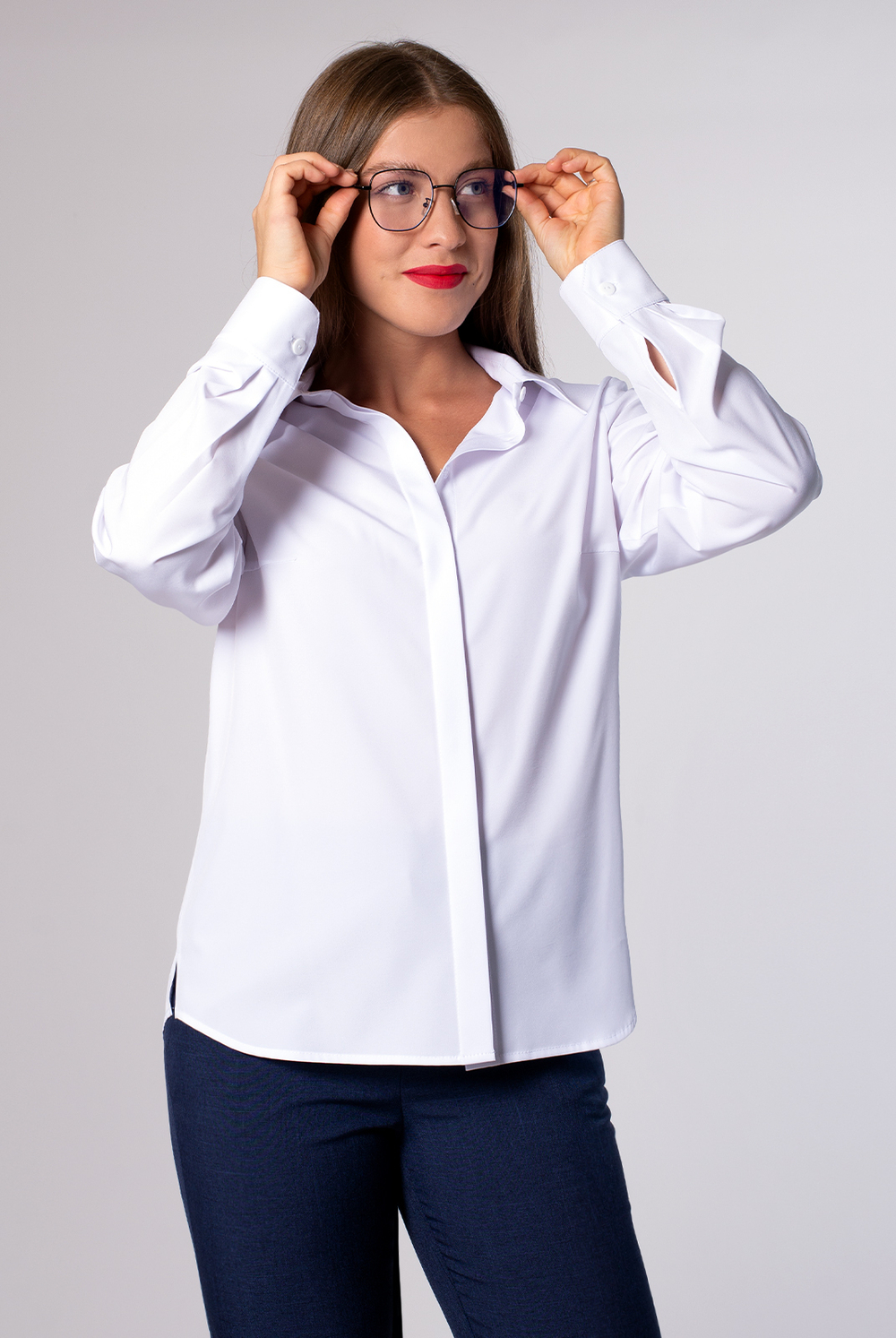 Блузка женская 3724зп, белый #86Бел093724зп