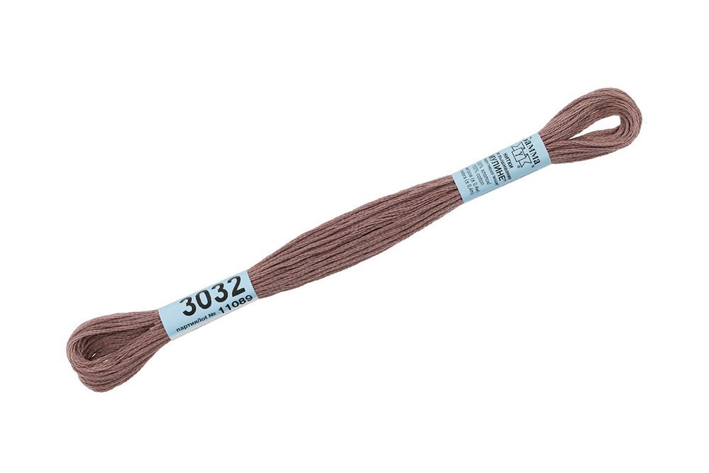 Мулине "Gamma", 100% хлопок, 8 м, №3032