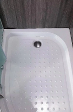 Душевой уголок Esbano ESR-8027A ESUGR8027AL 120x80 стекло рифленое, матовое/профиль хром