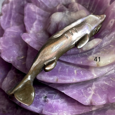 55629 Перламутр Бусина Акула 12*50мм-78