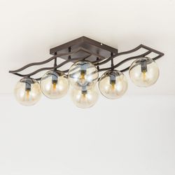 Citilux Бриз CL106265 Люстра потолочная Венге