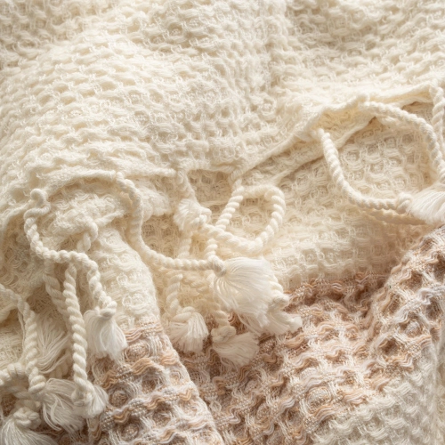 Вафельное полотенце Ikra 90x180 | бежевый