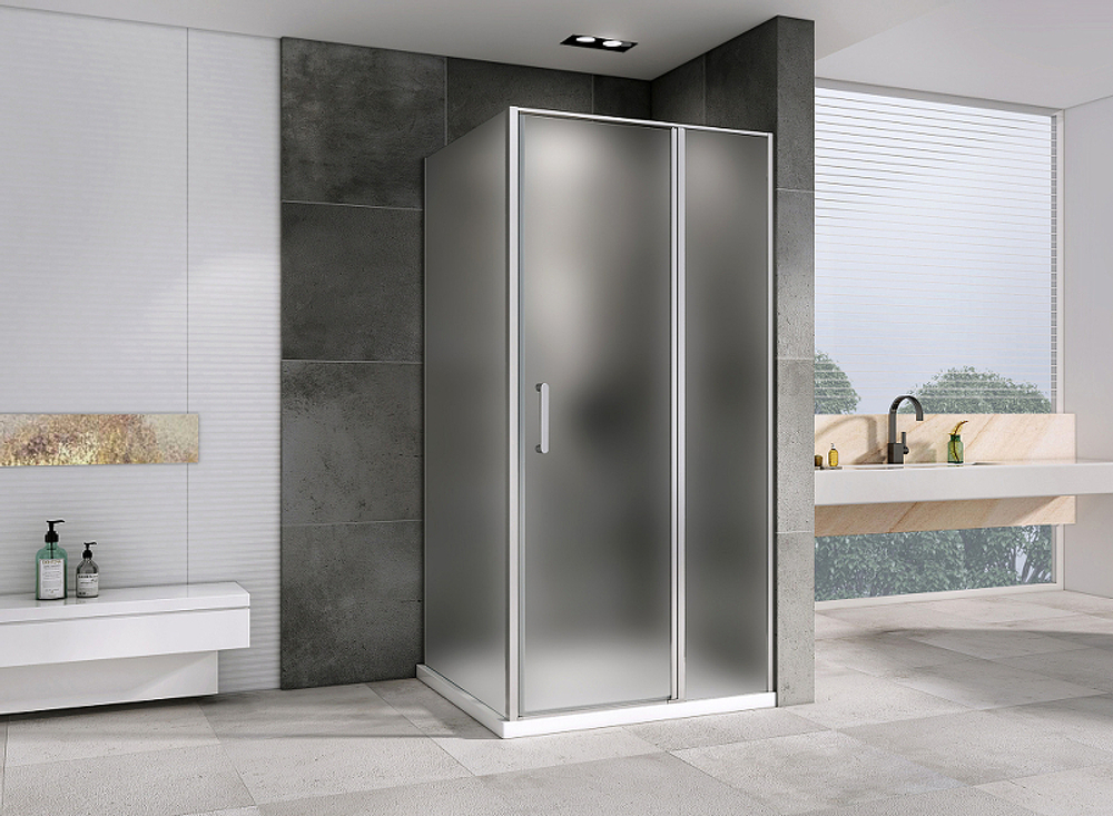 Душевой уголок Abber Sonnenstrand 120x85 AG04120MS-S85M профиль Хром стекло матовое
